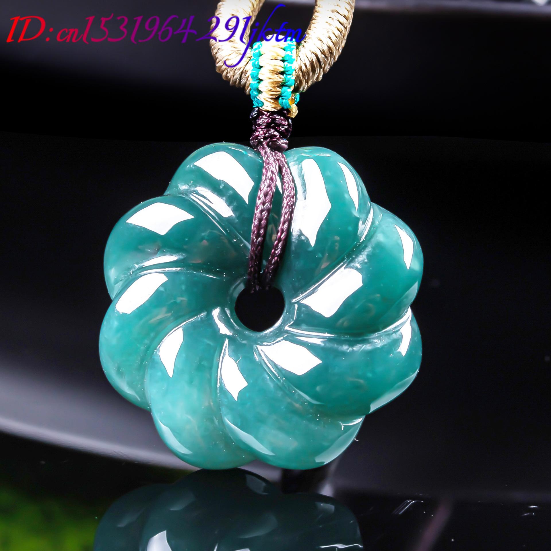 Natural Burmese Jadeite Flower - Jewelry & Watches Sp Z Oo Janów Lubelski recension och pris