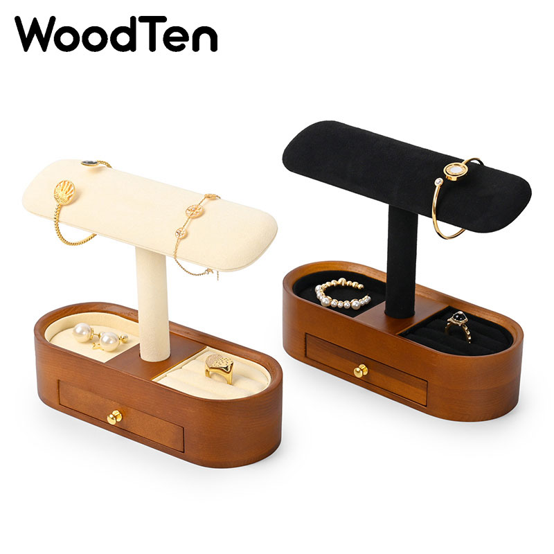 WoodTen Watch Display Stand wi - Jewelry Organizer Watches recension och pris