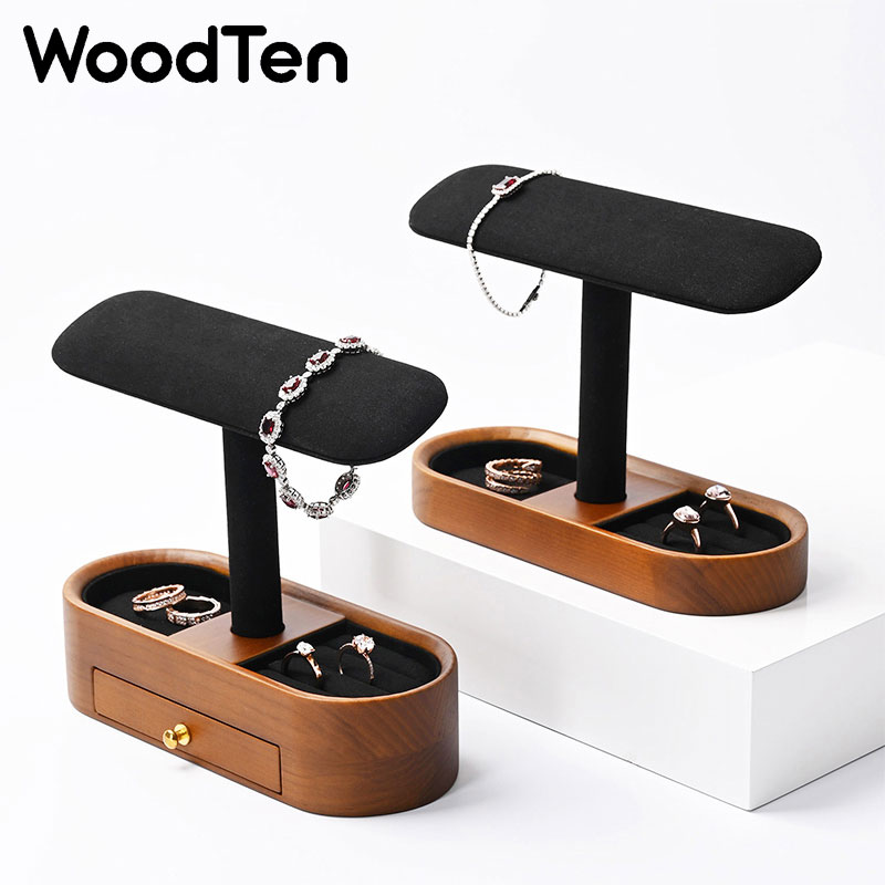 WoodTen Watch Display Stand wi - Jewelry Organizer Watches recension och pris