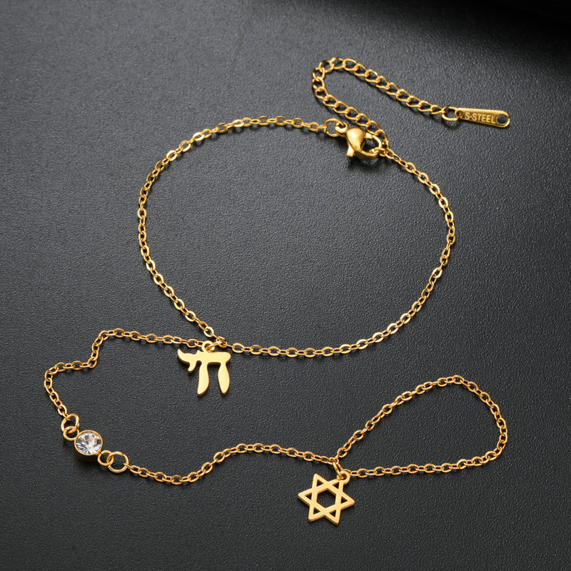 Jewish Star of David Hebrew Le - Jewelry & Watches Sp Z Oo Janów Lubelski recension och pris
