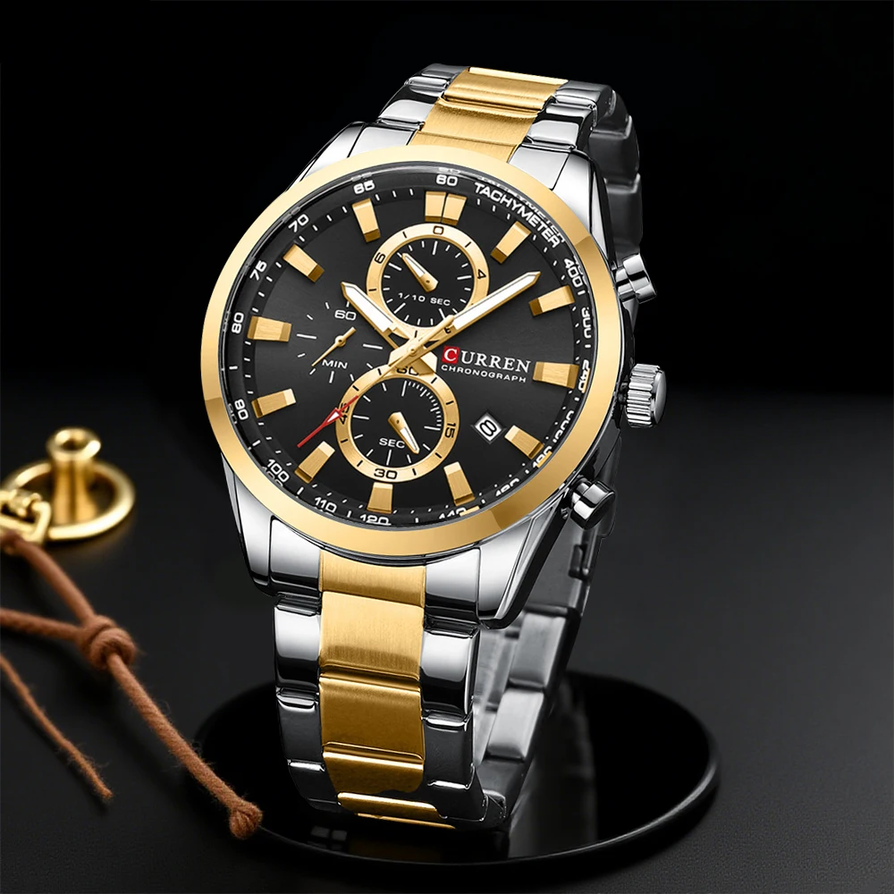 CURREN Casual Quartz Chrono Sp - Jewelry Watch recension och pris