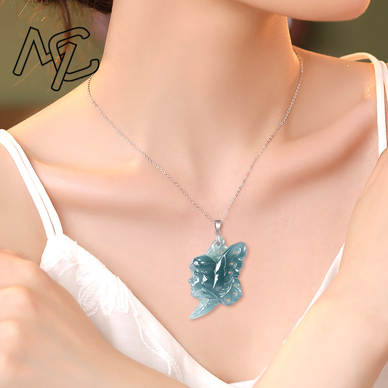 S925 Silver Natural Blue Water - Jewelry & Watches Sp Z Oo Janów Lubelski recension och pris