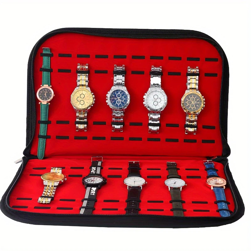 20 Slots Watch Storage Bag Con - Jewelry Organizer Watches recension och pris
