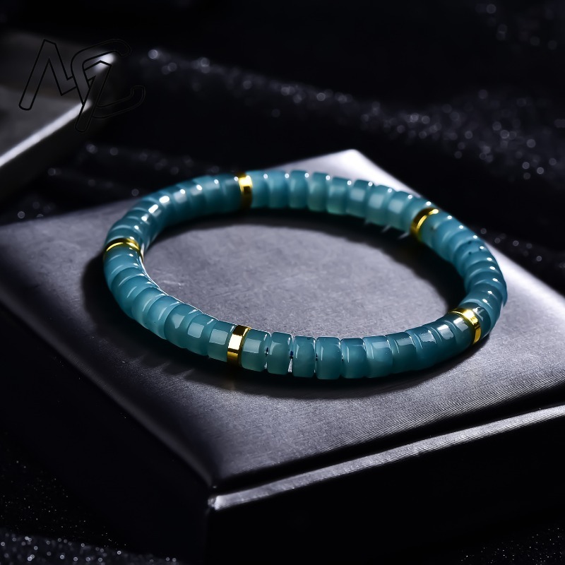 Natural Jadeite Blue Water Aba - Jewelry & Watches Sp Z Oo Janów Lubelski recension och pris