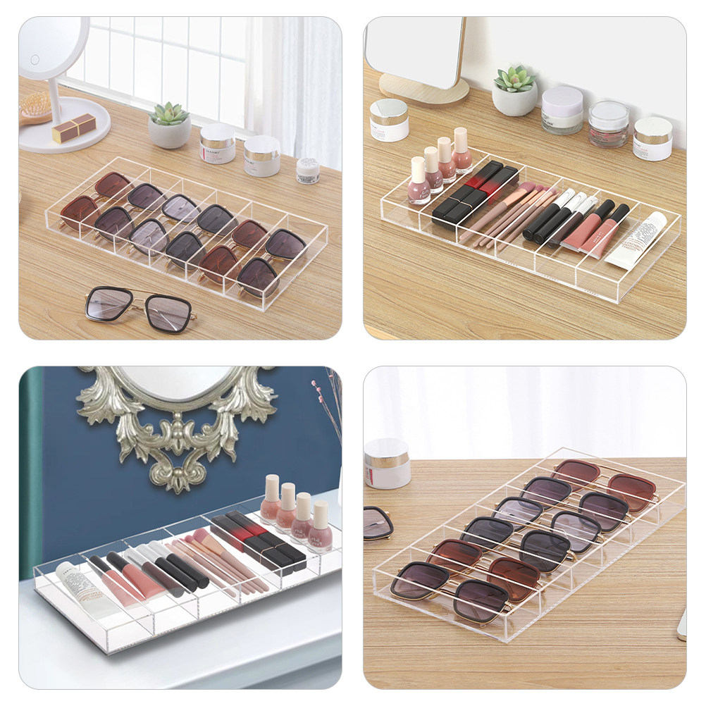 6 Slots Clear Acrylic Sunglass - Jewelry Organizer Watches recension och pris