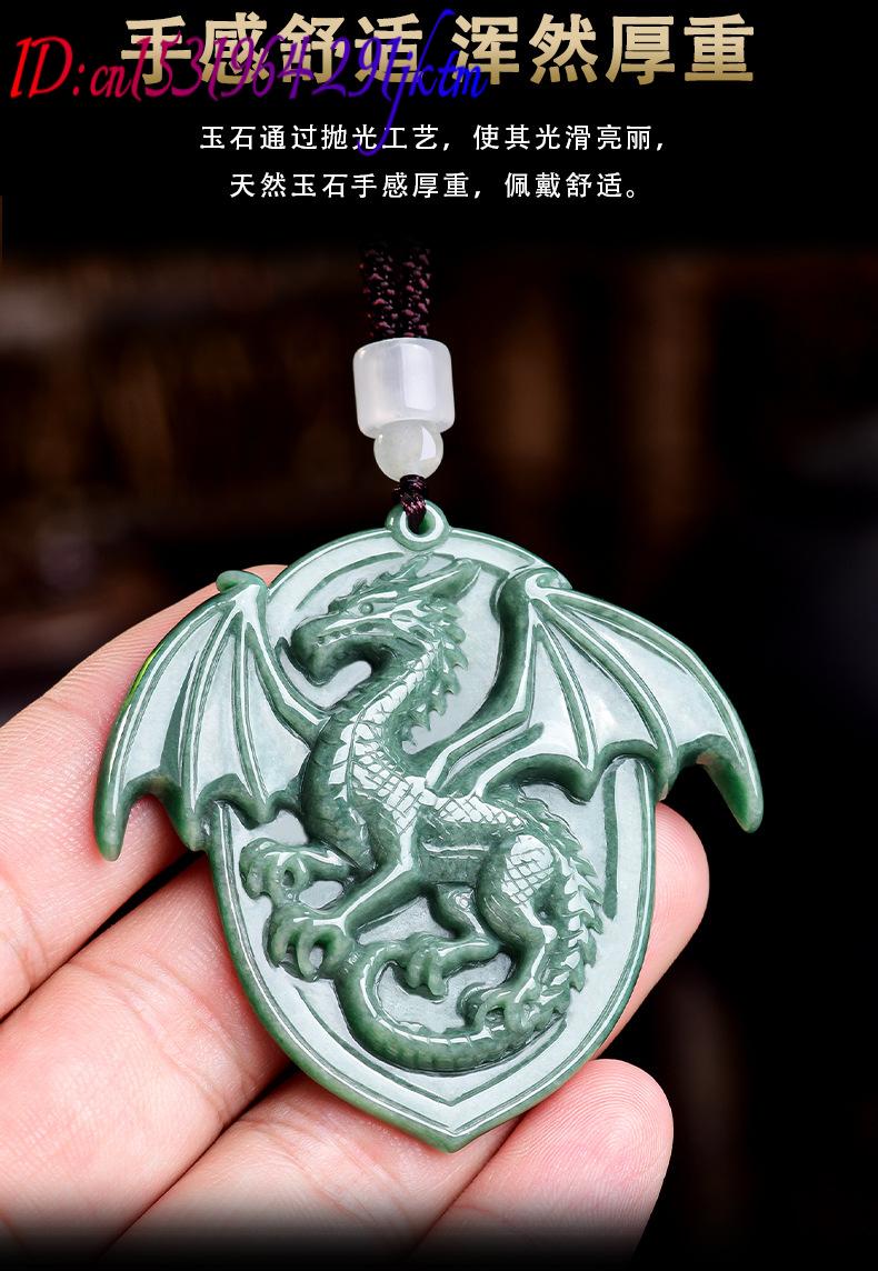 Natural Burmese Jadeite Dragon - Jewelry & Watches Sp Z Oo Janów Lubelski recension och pris