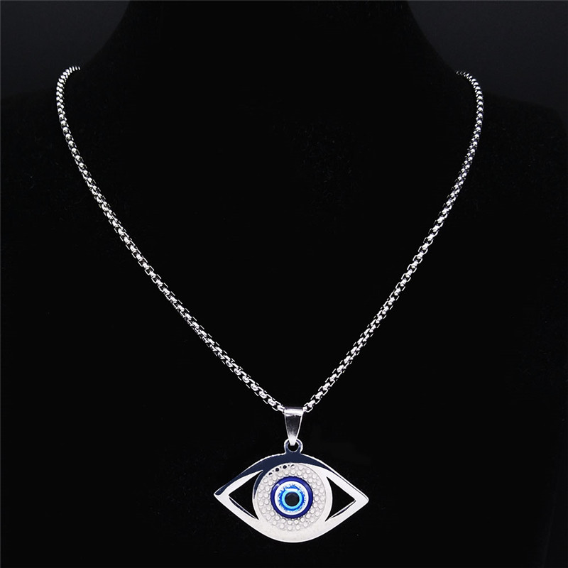 Islam Hamsa Evil Blue Eye Neck - Jewelry & Watches Sp Z Oo Janów Lubelski recension och pris