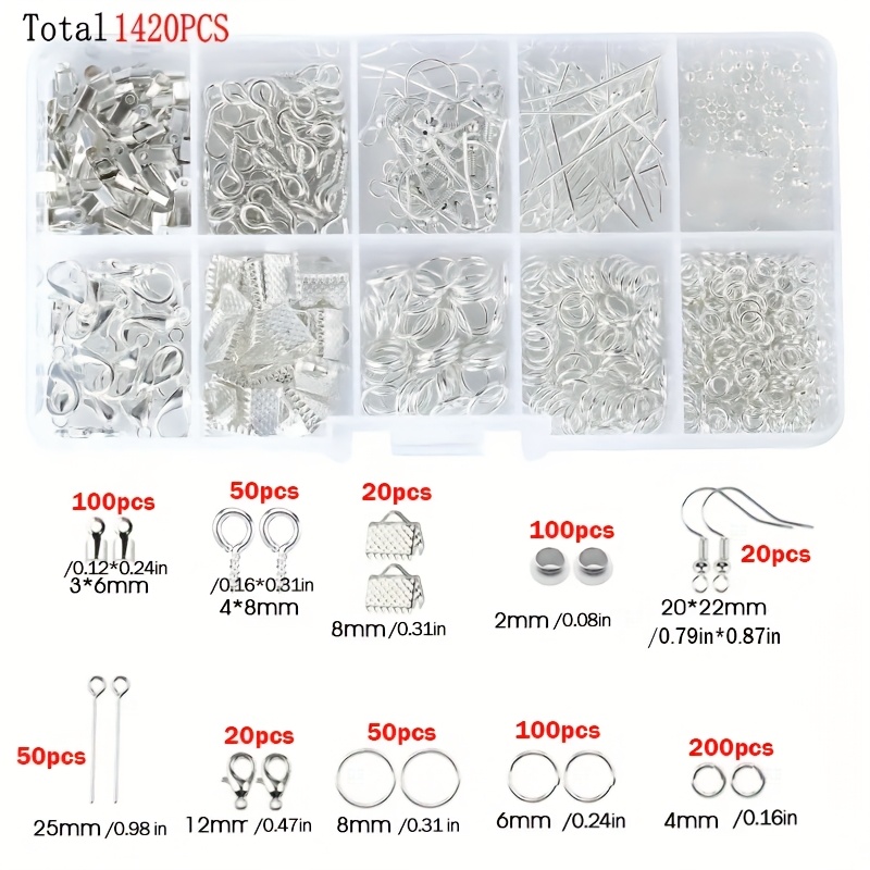 1420pcs 1box Jewelry Findings  - Jewelry Repair & Watches Durham Nc recension och pris